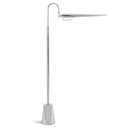 Regina Andrew Raven Floor Lamp - Polished Nickel