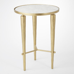 Jasper Accent Table - Brass