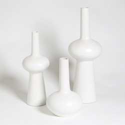 Lunar Vase - Matte White - Sm