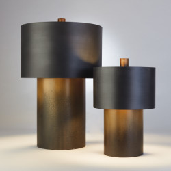 Tortoise Drum Lamp - Lg Tortoise Drum Lamp - Lg