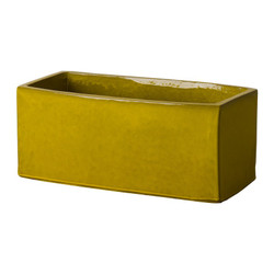 Window Box Planter - Mustard Yellow - Large