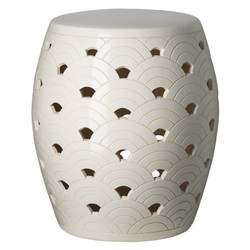 Wave Stool - White