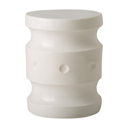 Spindle Stool - White