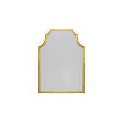 Worlds Away Lenwood Mirror - Gold Leaf