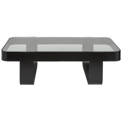 Noir Marshall Coffee Table - Black Steel