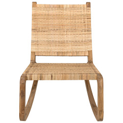 Noir Las Palmas Chair - Teak With Woven