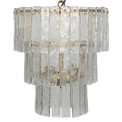 Noir Bruna Chandelier - Small - Metal With Brass Finish