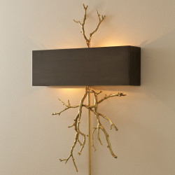 Global Views Twig Wall Sconce - Brass/Bronze - HW