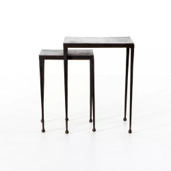 Four Hands Dalston Nesting End Table - Antique Rust