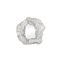 Phillips Collection Rock Pond Mirror, Silver Leaf