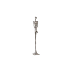 Phillips Collection Skinny Male Sculpture, Liquid Silver