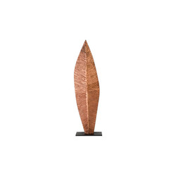 Phillips Collection Carved Leaf on Stand, Copper Leaf, MD