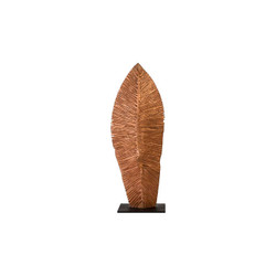 Phillips Collection Carved Leaf on Stand, Copper Leaf, SM