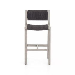 Four Hands Delano Outdoor Bar Stool - Weathered Grey