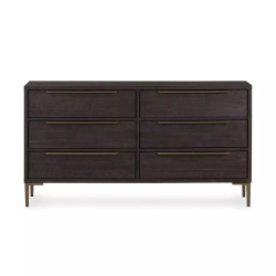 Four Hands Wyeth 6 Drawer Dresser - Dark Carbon