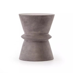 Four Hands Lina End Table - Dark Grey