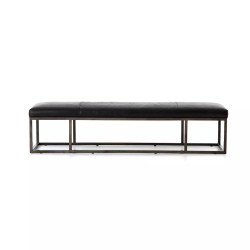 Four Hands Beaumont Bench - Rider Black