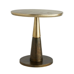 Arteriors Lowry Side Table - Antique Brass