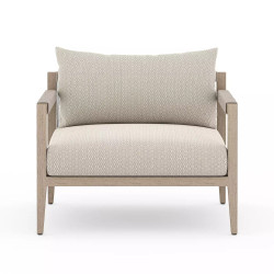 Four Hands Sherwood Outdoor Chair, Washed Brown - Faye Sand