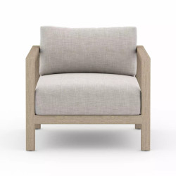 Four Hands Sonoma Outdoor Chair, Washed Brown - Venao Grey