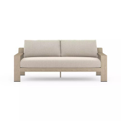 Four Hands Monterey Outdoor Sofa, Washed Brown - 74" - Faye Sand