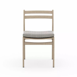 Four Hands Atherton Outdoor Dining Chair - Washed Brown - Faye Ash