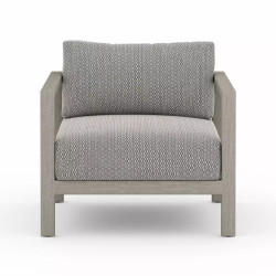 Four Hands Sonoma Outdoor Chair, Weathered Grey - Faye Ash