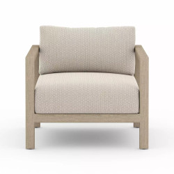Four Hands Sonoma Outdoor Chair, Washed Brown - Faye Sand