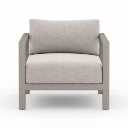 Four Hands Sonoma Outdoor Chair, Weathered Grey - Venoa Grey