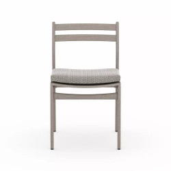 Four Hands Atherton Outdoor Dining Chair - Weathered Grey - Faye Ash