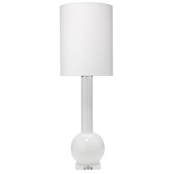 Jamie Young Studio Table Lamp - White Blown Glass Jamie Young Studio Table Lamp - White Blown Glass