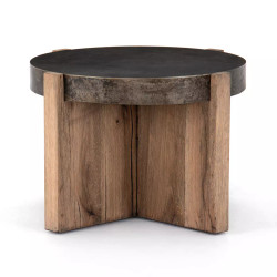 Four Hands Bingham End Table - Distressed Iron