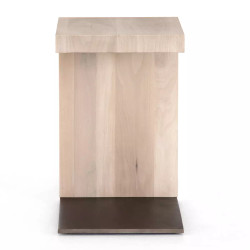 Four Hands Hudson C Table - Ashen Walnut