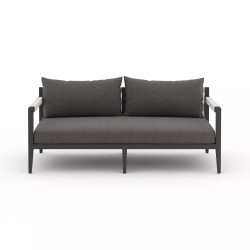 Four Hands Sherwood Outdoor Sofa, Bronze - 63" - Charcoal