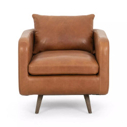 Four Hands Kaya Swivel Chair - Haven Tobacco