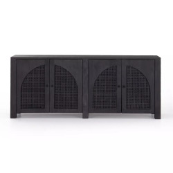 Four Hands Tilda Sideboard - Black Wash Mango
