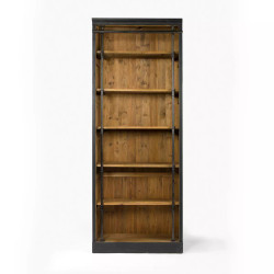 Four Hands Ivy Bookcase Without Ladder - Matte Black