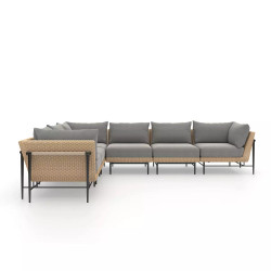 Four Hands Cavan Outdoor 6 Pc Sectional