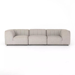 Four Hands Gwen Outdoor 3 - Piece Sectional Sofa - Faye Ash