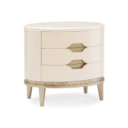 Caracole Adela Nightstand - Washed Alabaster