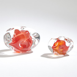 Dimple Paperweight - Cinnabar - Lg