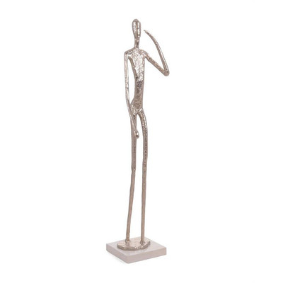 Nickel Figure One Sculpture