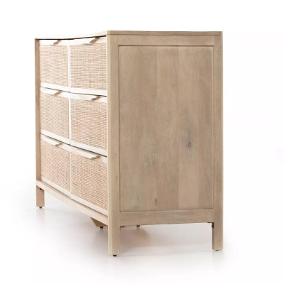 Four Hands Sydney 6 Drawer Dresser - Natural Mango