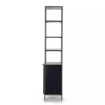 Four Hands Trey Modular Wide Bookcase - Black Wash