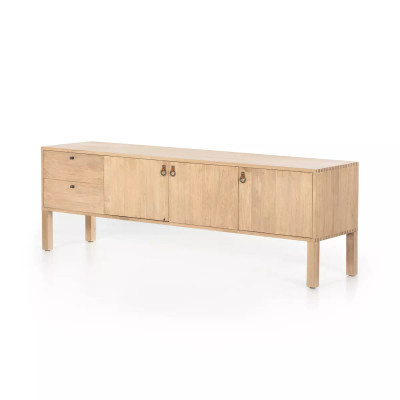 Four Hands Isador Media Console - Dry Wash Poplar