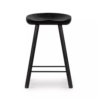 Four Hands Barrett Counter Stool - Matte Black