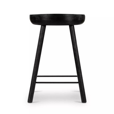Four Hands Barrett Counter Stool - Matte Black