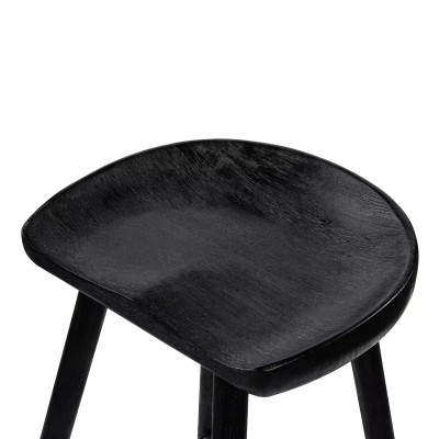Four Hands Barrett Counter Stool - Matte Black