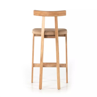 Four Hands Tex Bar Stool - Natural Leather