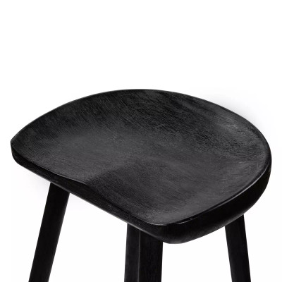 Four Hands Barrett Bar Stool - Matte Black